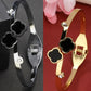 NVR Women's Set of 2 Gold & Silver Cuff Bracelet - Swadesiicart
