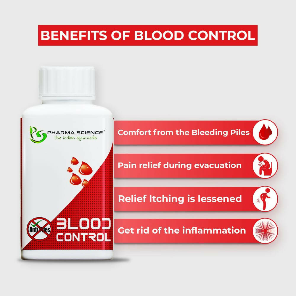 Pharma Science Anti Piles Blood Control - Swadesiicart