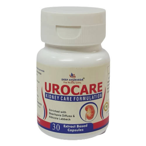 Deep Ayurveda Urocare 500mg Veg Capsules - DEEP AYURVEDA