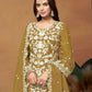 Anaita Mehendi Embroidered Soft Organza Salwar Suit