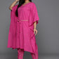 Ahalyaa Women's Traditional wear Kurta Set - Pink | Swadesiicart