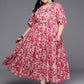 Ahalyaa Women's Traditional wear Ethnic Dress - Red | Swadesiicart