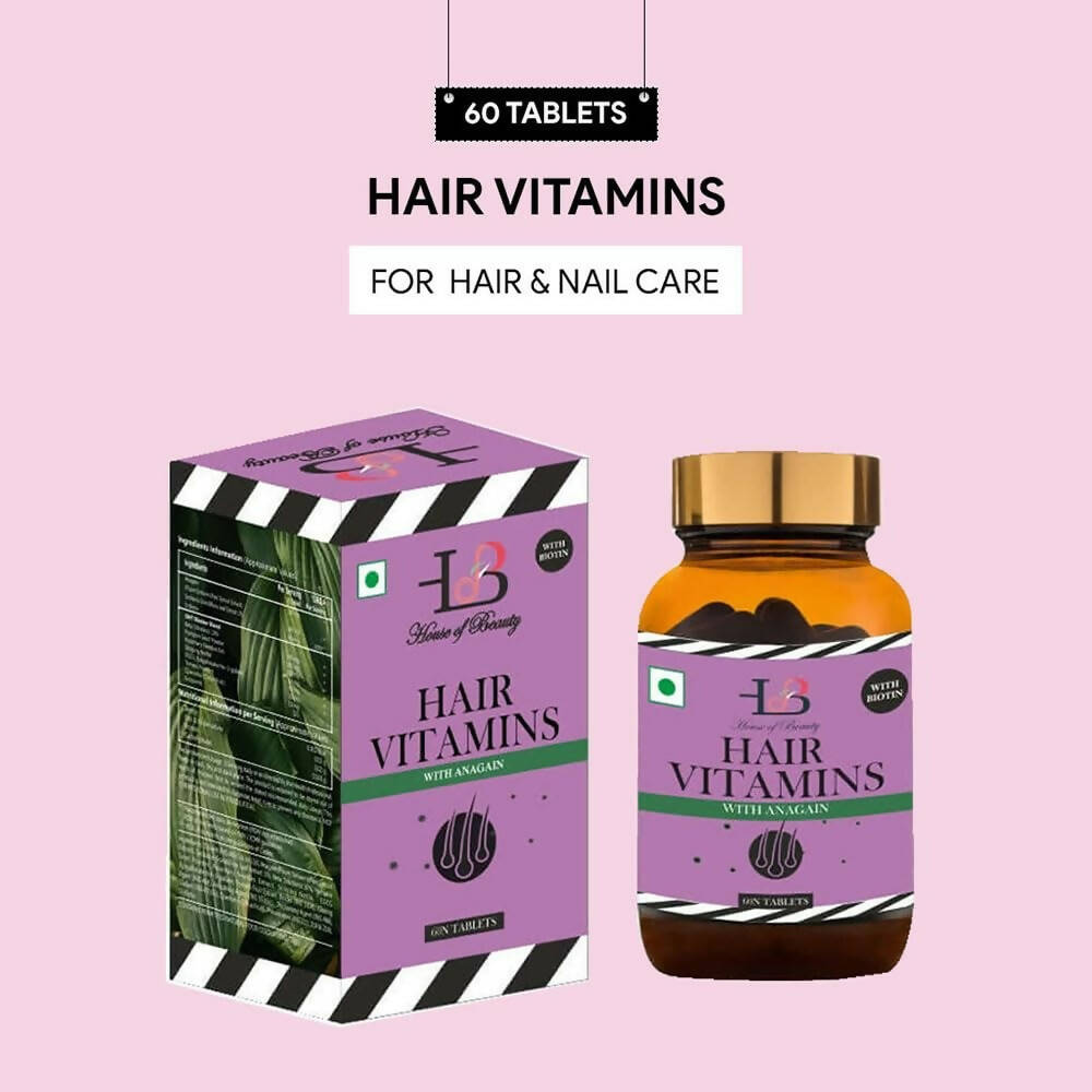 House Of Beauty Hair Vitamins Tablets - Swadesiicart