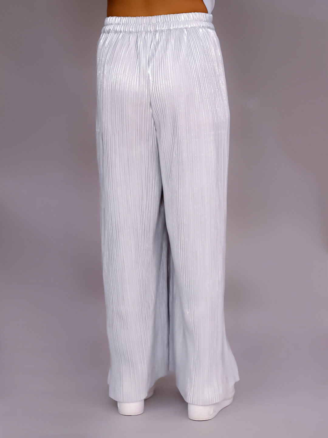 Lil Drama Glam Up Girls White Party Top and Pant Set | Swadesiicart