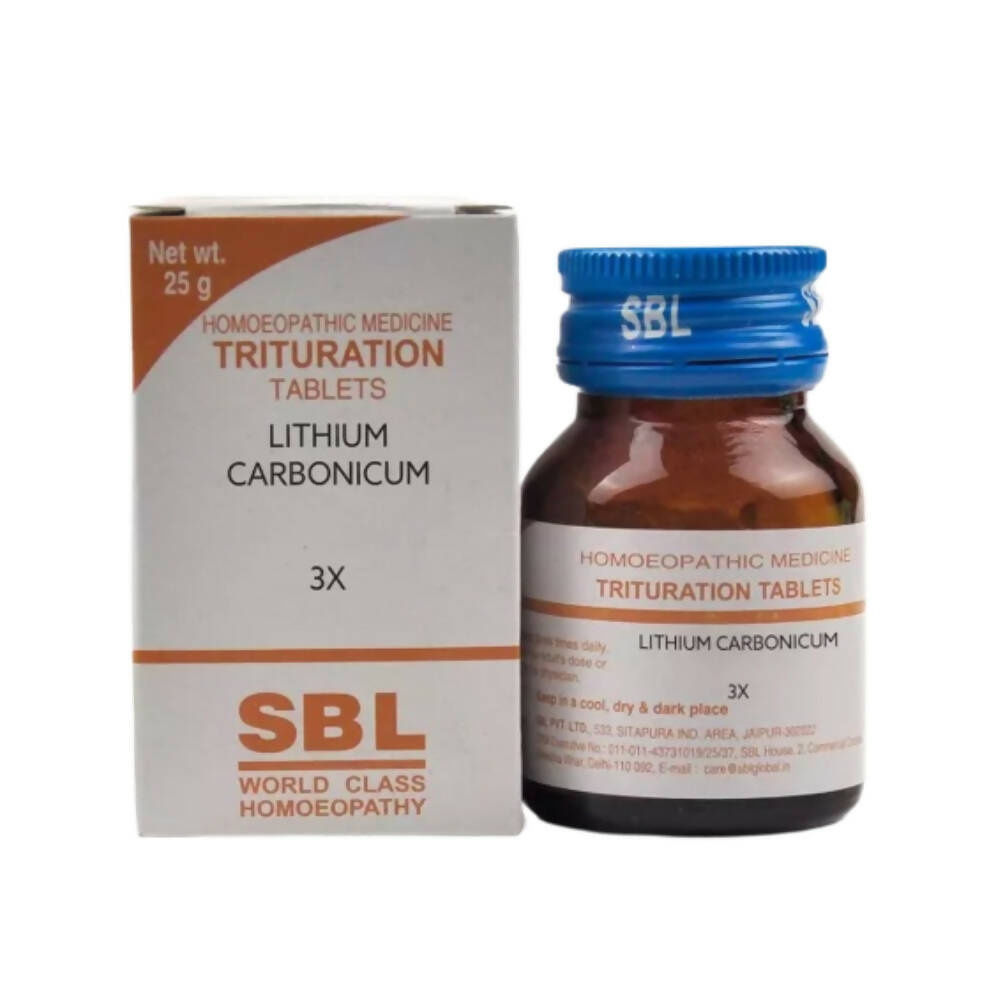 SBL Homeopathy Lithium Carbonicum Trituration Tablets | Swadesiicart