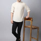 Even Apparels Cream Pure Cotton Men's Kurta With Side Placket | Swadesiicart