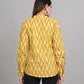 House of RP Women Cotton Yellow Print Casual Shirt | Swadesiicart