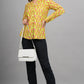 House of RP Women Cotton Yellow Print Casual Shirt | Swadesiicart
