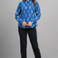 House of RP Women Light Blue Cotton Floral Print Casual Shirt | Swadesiicart
