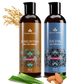 Avimee Herbal Shakuntala Hair Cleanser and Radha Hair Conditioner Combo For Silky, Shiny & Strong Hair