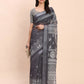 Shree Shyam Fashion Linen Cotton Black Saree