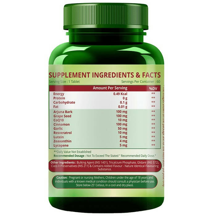 Himalayan Organics Heart Care CoQ10 Tablets | Swadesiicart