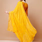 Alia Cut Embroidered Kurta With Pant & Dupatta, Multicolor - Hiral Fashion