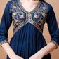 Alia Cut Embroidered Kurta With Pant & Dupatta, Multicolor - Hiral Fashion
