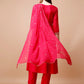 Alia Cut Embroidered Kurta With Pant & Dupatta, Multicolor - Hiral Fashion