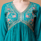 Alia Cut Embroidered Kurta With Pant & Dupatta, Multicolor - Hiral Fashion