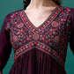 Alia Cut Embroidered Kurta With Pant & Printed Dupatta, Multicolor - Hiral Fashion