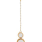 Gold-Polished White Kundan Studded Beaded Maang Tikka - Ruby Raang | Swadesiicart