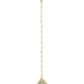 Gold-Polished White Kundan-Studded Maangtika - Ruby Raang | Swadesiicart