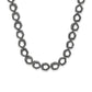 Black Brass Rhodium-Plated Necklace - Ruby Raang | Swadesiicart
