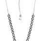 Black Brass Rhodium-Plated Necklace - Ruby Raang | Swadesiicart