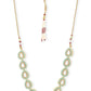 Green Brass Gold-Polished Necklace - Ruby Raang | Swadesiicart
