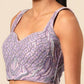 House of Panchhi Lavender Net Sequins and Zarkan embroidery Lehenga choli & Dupatta | Swadesiicart