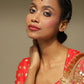 Gold-Polished Green White Kundan-Studded Maang Tikka - Ruby Raang | Swadesiicart