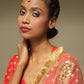 Pink Gold-Polished Kundan Studded Maang Tikka - Ruby Raang | Swadesiicart