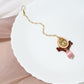 Pink Gold-Polished Kundan Studded Maang Tikka - Ruby Raang | Swadesiicart