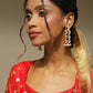 Silver Gold-Polished Contemporary Jhumkas Earrings - Ruby Raang - Ruby Raang Studio