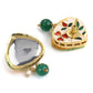 Green White Kundan Choker Jewellery Set - Ruby Raang | Swadesiicart