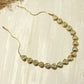 Gold-Polished White Brass Kundan Necklace - Ruby Raang | Swadesiicart