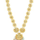 Gold-Toned White Brass Gold-Polished Necklace - Ruby Raang | Swadesiicart