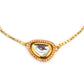 Women's Gold-Toned Brass Gold-Polished Charm Bracelet - Ruby Raang - Swadesiicart
