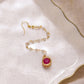 Gold-Polished Maroon Kundan Studded Maang Tikka - Ruby Raang | Swadesiicart