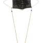 Gold-Toned Embellished Mask Chain - Ruby Raang | Swadesiicart