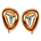 Red Circular Studs Earrings - Ruby Raang - Swadesiicart
