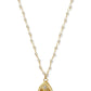 Women's Gold-Polished Chain Necklace - Ruby Raang | Swadesiicart