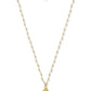 Women's Gold-Polished Chain Necklace - Ruby Raang | Swadesiicart