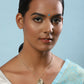 Gold-Polished White Chain - Ruby Raang | Swadesiicart