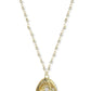 Gold-Polished White Chain - Ruby Raang | Swadesiicart