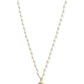 Gold-Polished White Chain - Ruby Raang | Swadesiicart