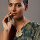 White Gold-Polished Brass Chain - Ruby Raang | Swadesiicart