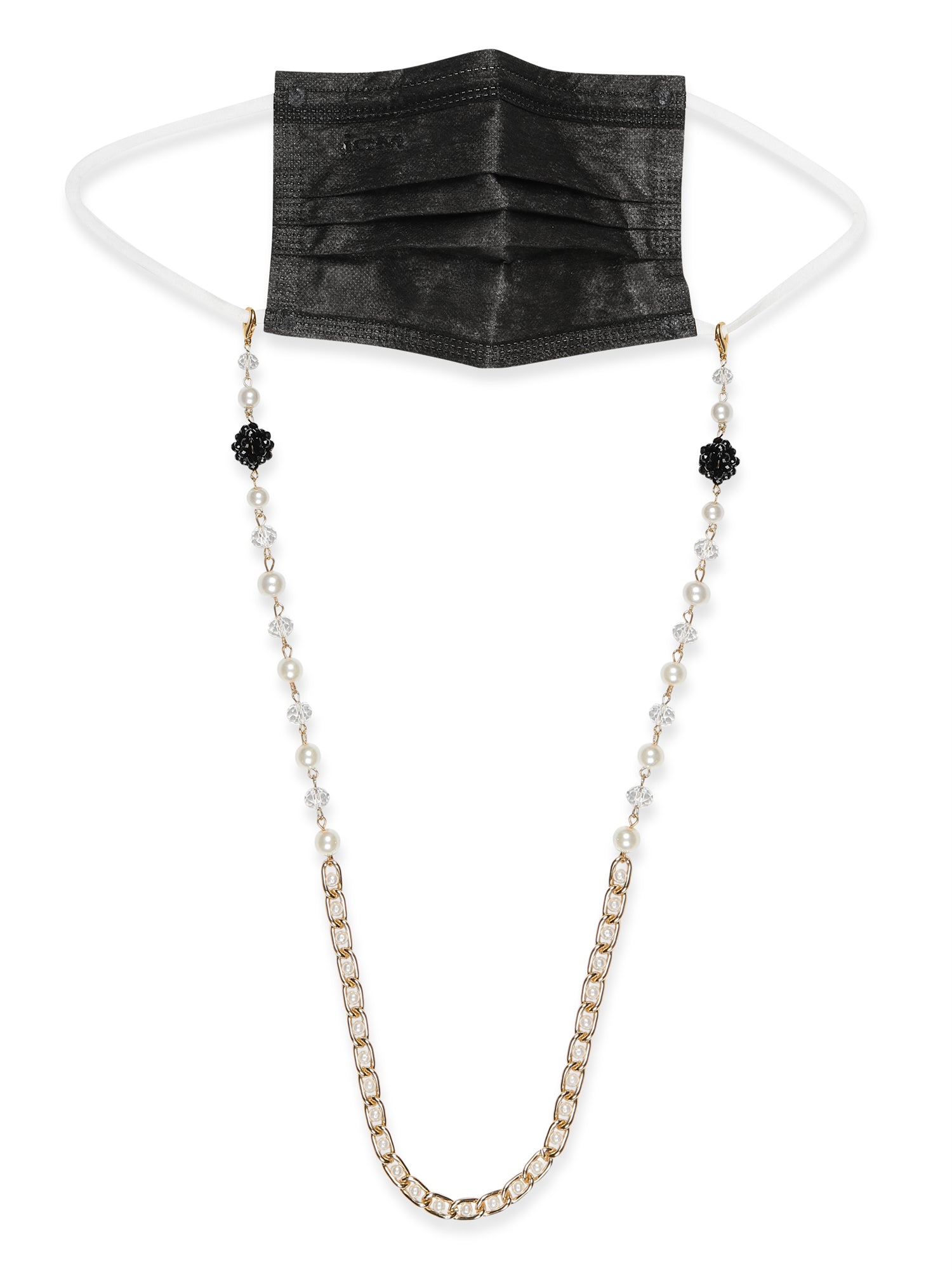 Beaded Embellished Mask Chain - Ruby Raang