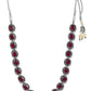Silver-Plated Pink Kundan Studded Chain - Ruby Raang | Swadesiicart