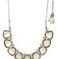 Silver-Toned Gold-Toned Brass Silver-Plated Handcrafted Necklace - Ruby Raang | Swadesiicart