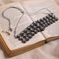 Black Silver-Plated Brass Necklace - Ruby Raang | Swadesiicart