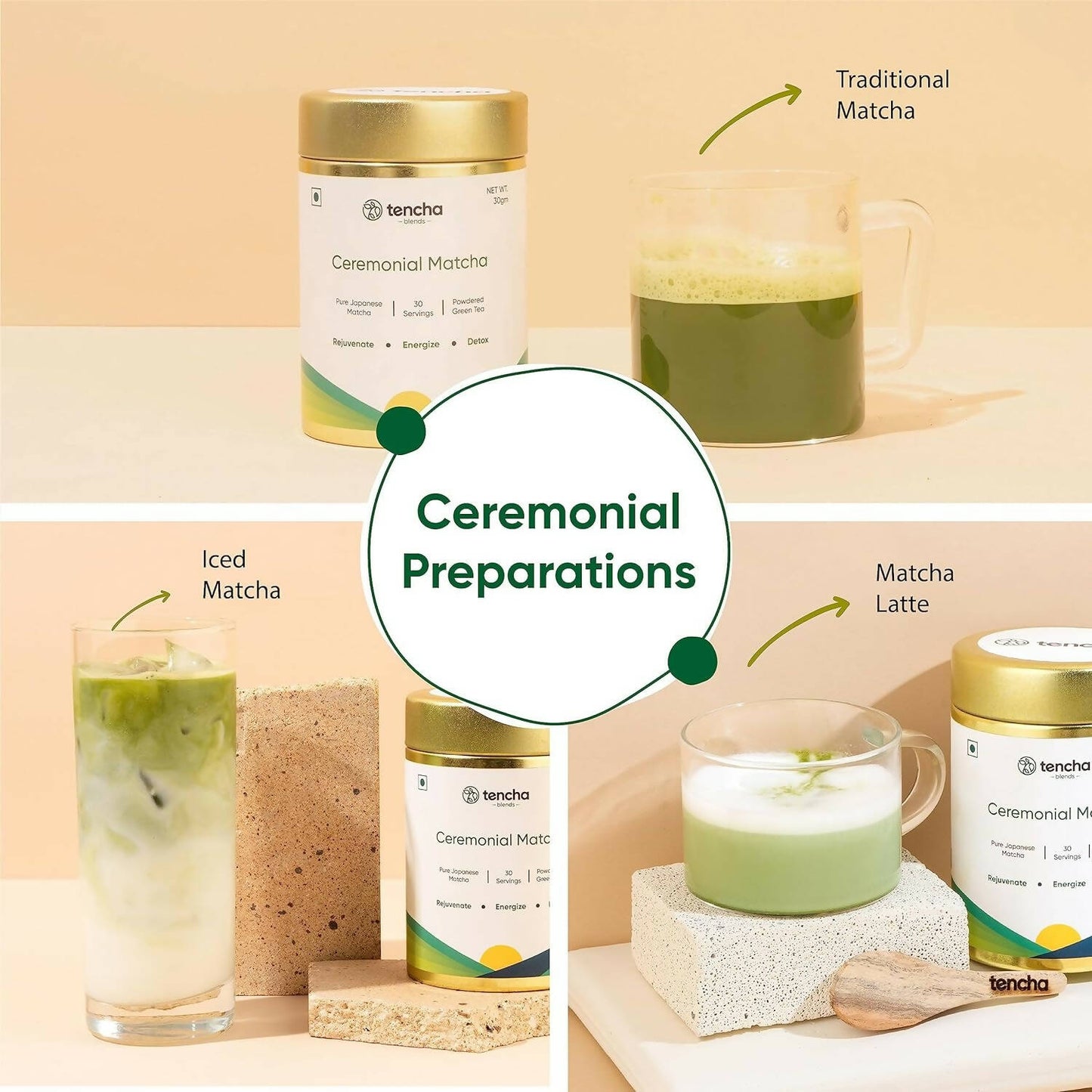 Tencha Ceremonial Matcha Tea Powder | Swadesiicart