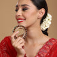 Handcrafted Heavy Bangle - Ruby Raang - Swadesiicart